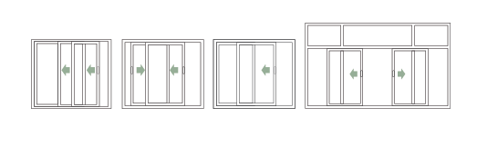 แบบบานเลื่อน - THAI METAL FINISH